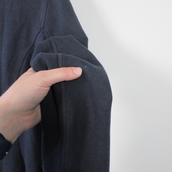 Burberry Brit Knit Blazer Jacket Women 8 Blue Cotton Blend Luxury Designer 572 - Picture 14 of 16